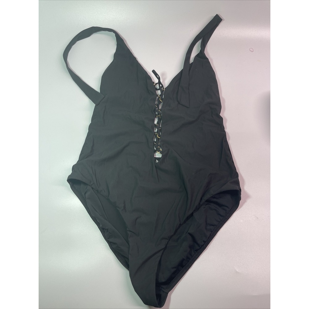 minimalist one piece swimsuit Black Size M/L P Red Carter brand